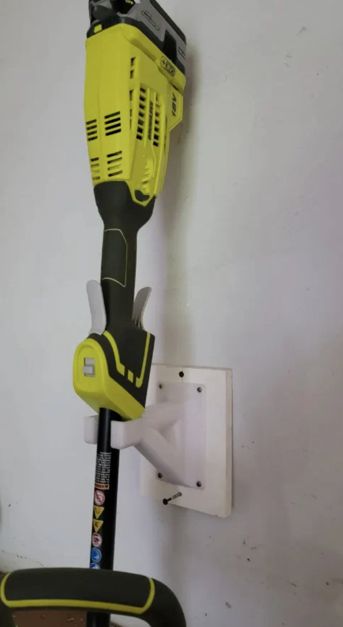 EGO 56V String Trimmer Wall Hanger Mount -  Universal Multi-Head Trimmer Mounting Bracket