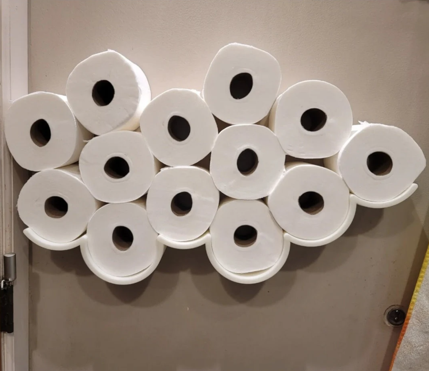 Toilet Paper Cloud Organizer