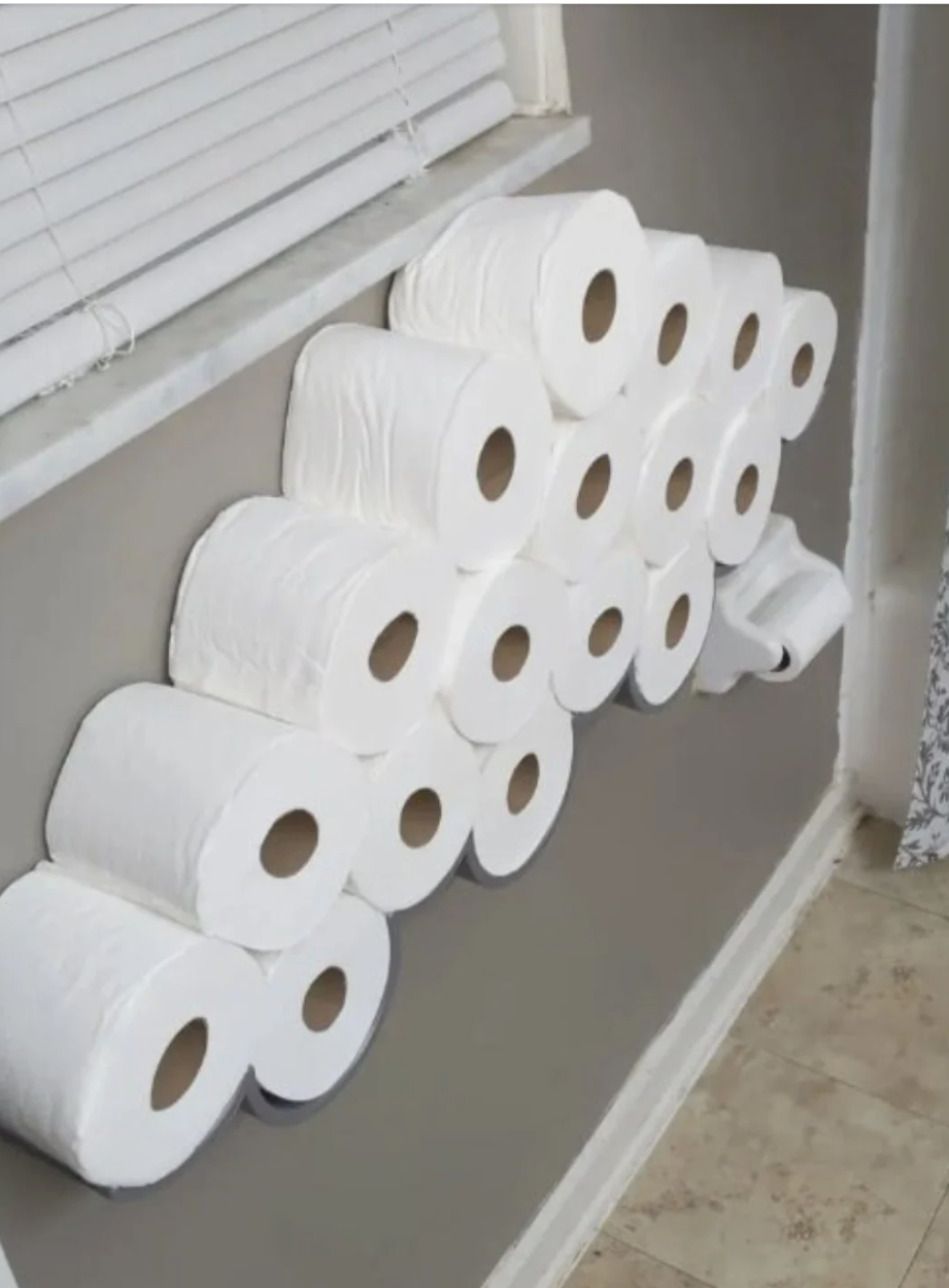 Toilet Paper Cloud Organizer