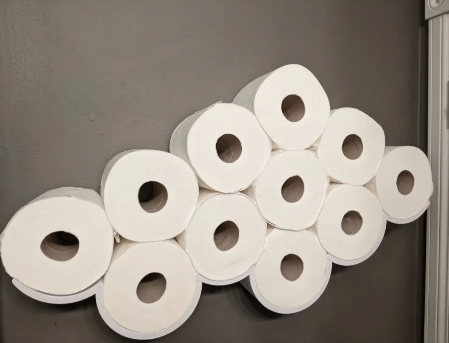 Toilet Paper Cloud Organizer