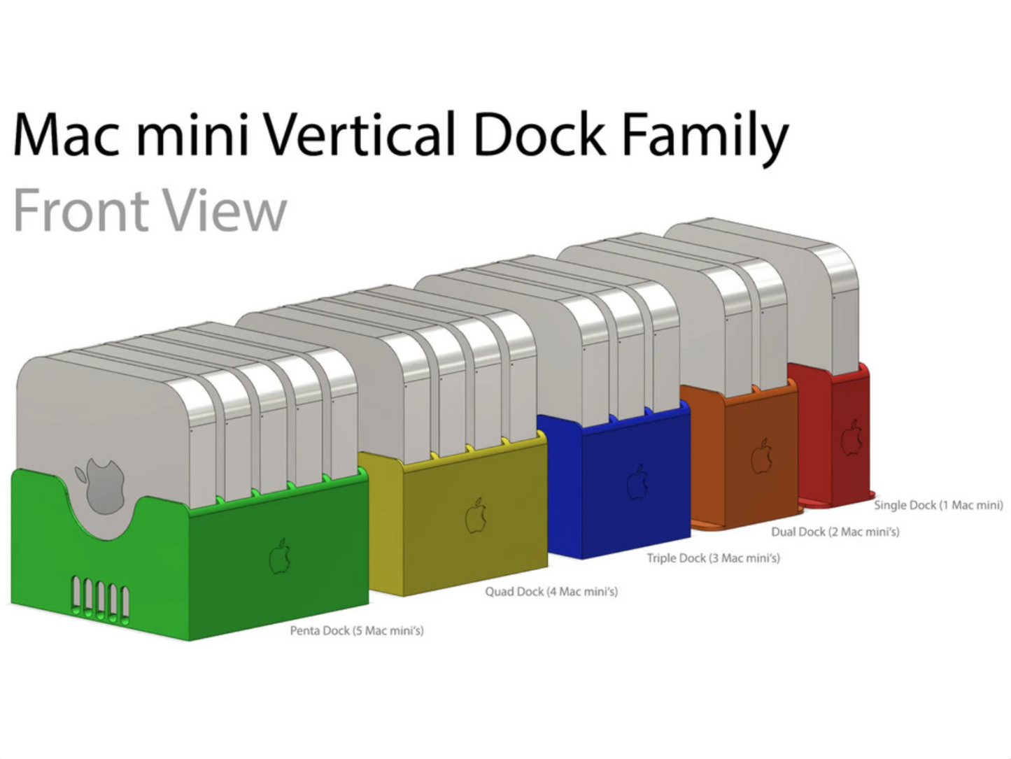 Mac Mini Vertical Dock | Mac Multi Dock Server