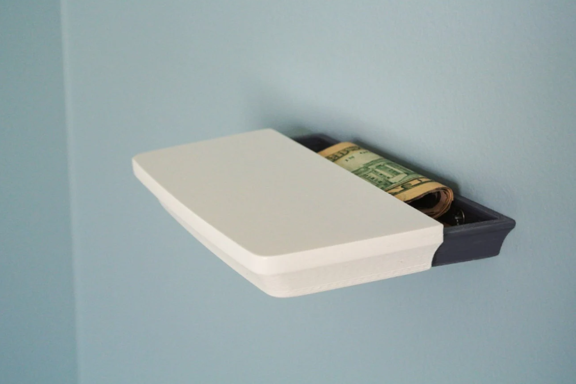 Secret Floating Shelf Safe - Wall Mounted