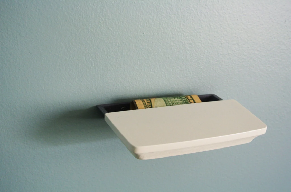 Secret Floating Shelf Safe - Wall Mounted