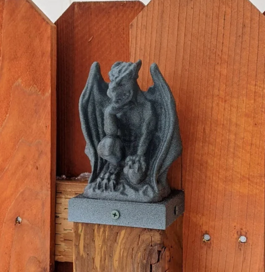 Gargoyle Fence Post Topper - 4x4 Vinyl and Wood Posts