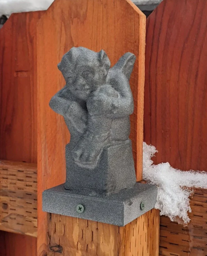 Gargoyle Fence Post Topper - 4x4 Vinyl and Wood Posts