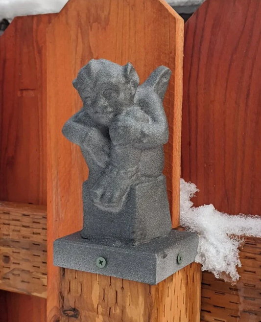 Gargoyle Fence Post Topper - 4x4 Vinyl and Wood Posts