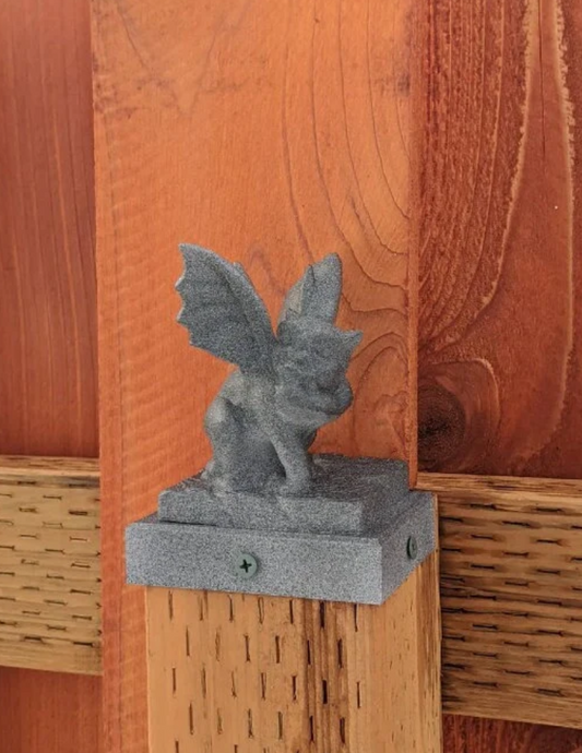 Gargoyle Fence Post Topper - 4x4 Vinyl and Wood Posts