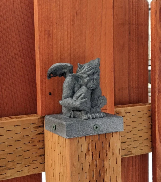 Gargoyle Fence Post Topper - 4x4 Vinyl and Wood Posts