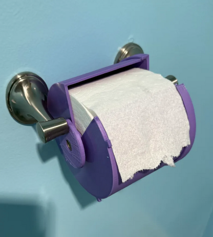 Toilet Paper Guard Full Enclosure - Standard or XL | 360 TP Roll Protector