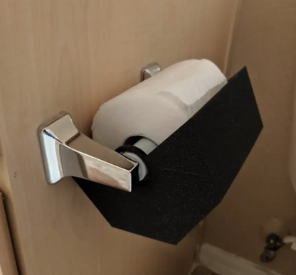 Angled Toilet Paper Guard | Pet Toddler Proof TP Saver