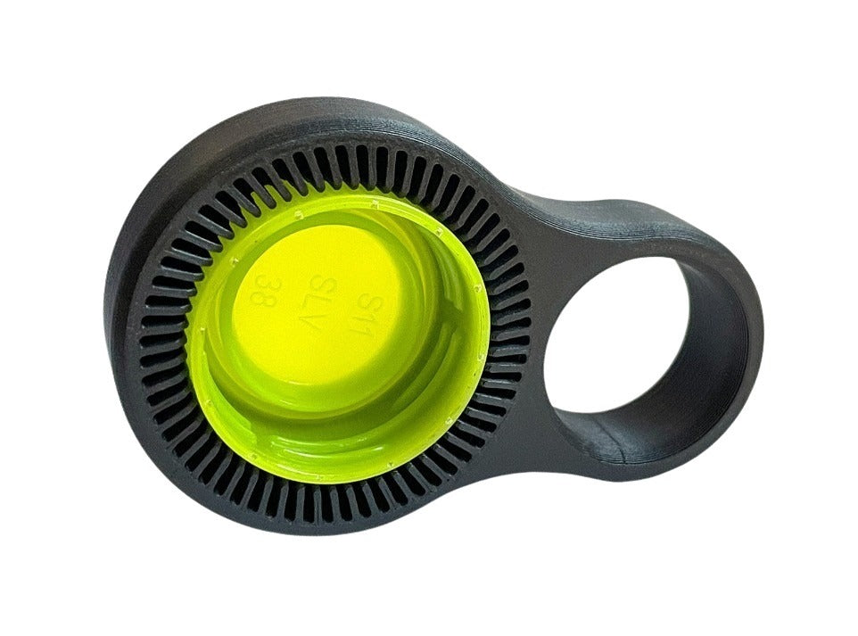 Compact Bottle Cap Opener for 30mm PET/Plastic Bottles - Small Easy Grip Lid Remover