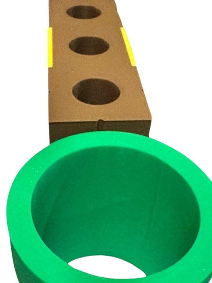Pipe and Question Block Toothbrush Holder