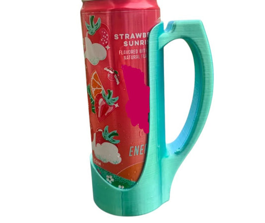 Energy Drink Can Holder with Handle for 12oz Slim Cans