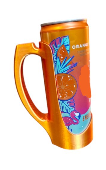 Energy Drink Can Holder with Handle for 12oz Slim Cans