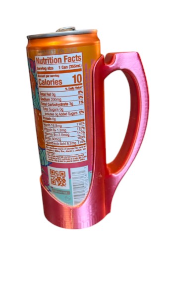 Energy Drink Can Holder with Handle for 12oz Slim Cans