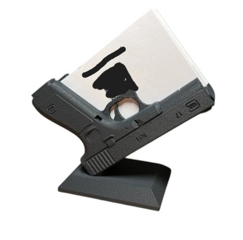 CUSTOM Modern Pistol Business Card Holder