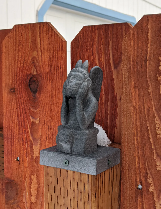 Gargoyle Fence Post Topper - 4x4 Vinyl and Wood Posts