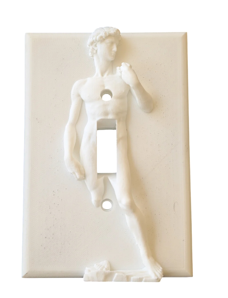Michelangelo David Penis Light Switch Cover Plate