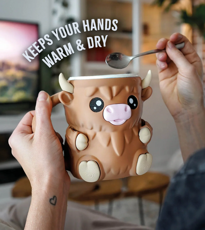 Highland Cow Ice Cream Pint Holder - The Perfect Gift for Ice Cream Lovers