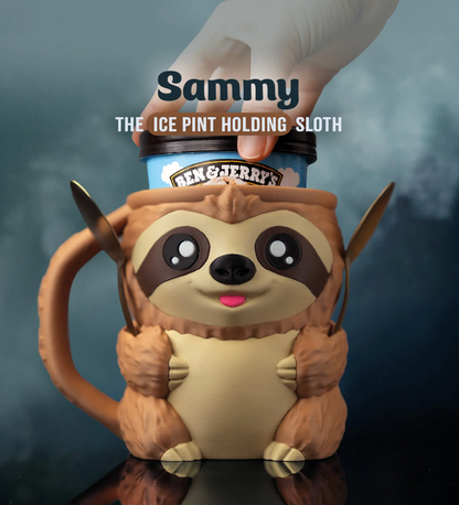 Sloth Ice Cream Pint Holder - The Perfect Gift for Ice Cream Lovers