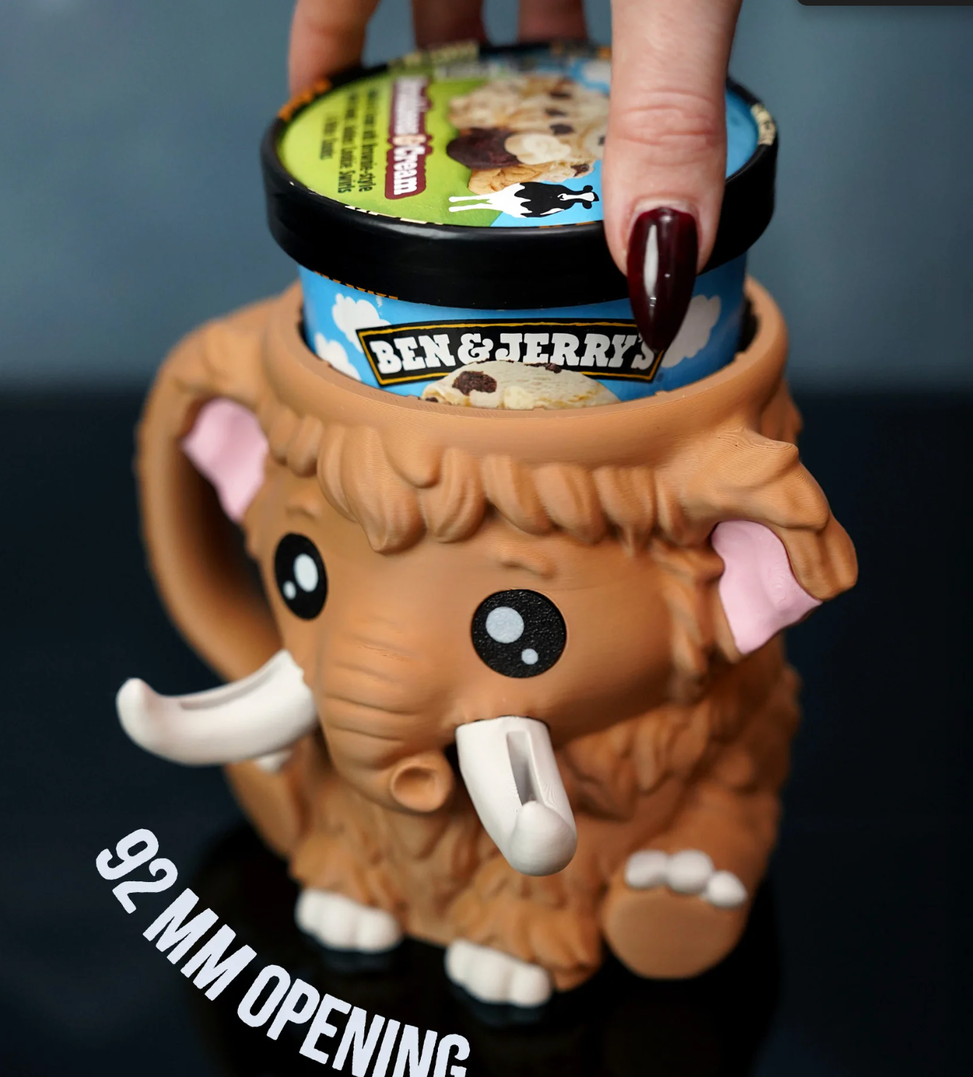 Elephant Ice Cream Pint Holder - The Perfect Gift for Ice Cream Lovers