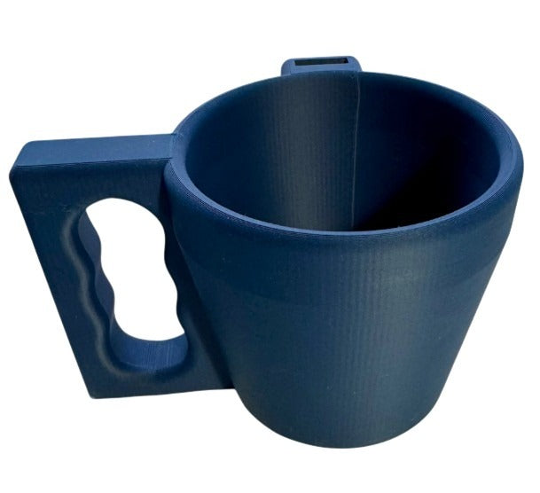 Ice Cream Pint Holder with Ergonomic Handle and Spoon Slot