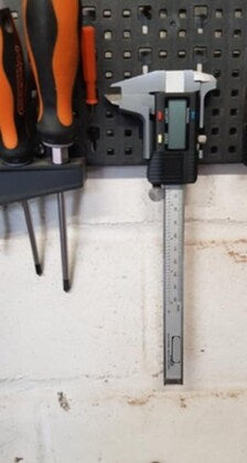 Digital Caliper Wall Mount Holder - 6 Inch Tool Organizer