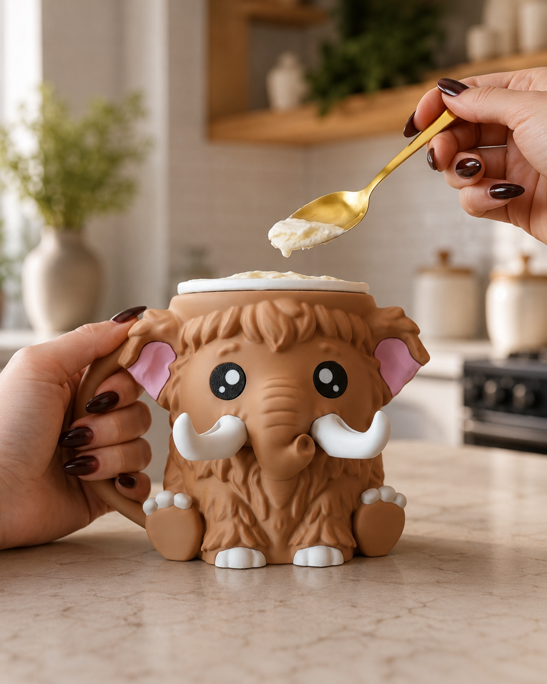 Elephant Ice Cream Pint Holder - The Perfect Gift for Ice Cream Lovers