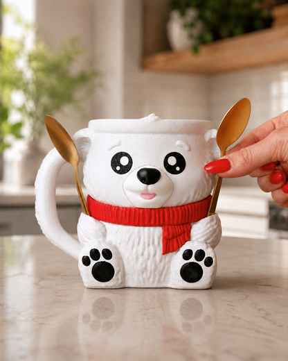 Polar Bear Ice Cream Pint Holder - The Perfect Gift for Ice Cream Lovers