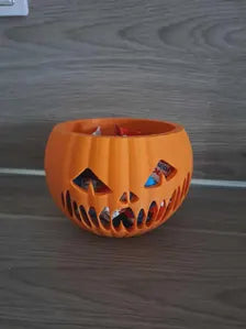 Pumpkin Tealight Holder - Flameless Halloween Lantern