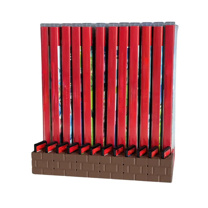 Retro Brick Switch Game Organizer - 12 Cards & 24 Cases