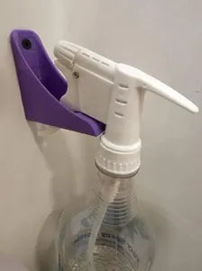 Wall-Mounted Spray Bottle Hangers - 1 to 5 Pack