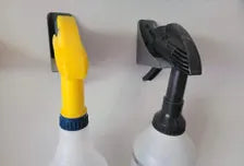 Wall-Mounted Spray Bottle Hangers - 1 to 5 Pack