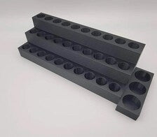 Scentbird Perfume and Cologne Holder for Old Bottles - Holds 30 Spray Bottles and 3 Cases