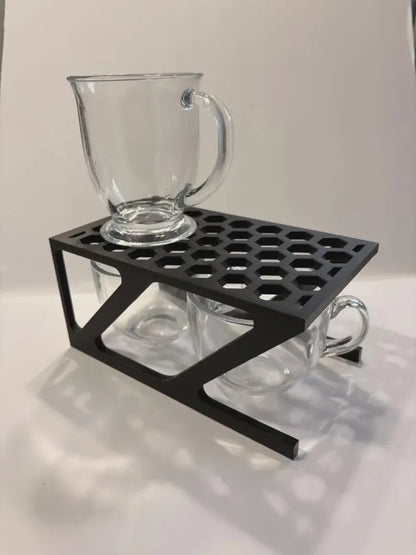 Stackable Coffee Mug Shelf - Cupboard Organizer