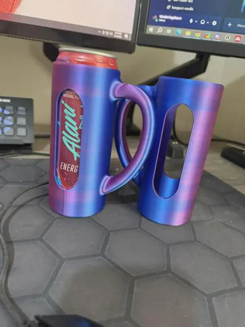 12 oz Slim Can Holder - Handled Drink Sleeve