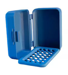 Travel Soap Box with Drain Tray - Secure Latch Case