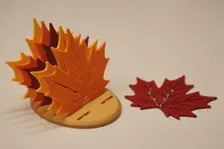 Maple Leaf Coaster Set - Holder Included
