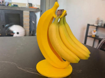 Banana-Shaped Banana Stand - Countertop Hanger