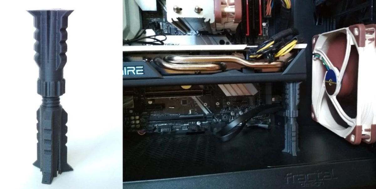 Height Adjustable GPU Sag Bracket