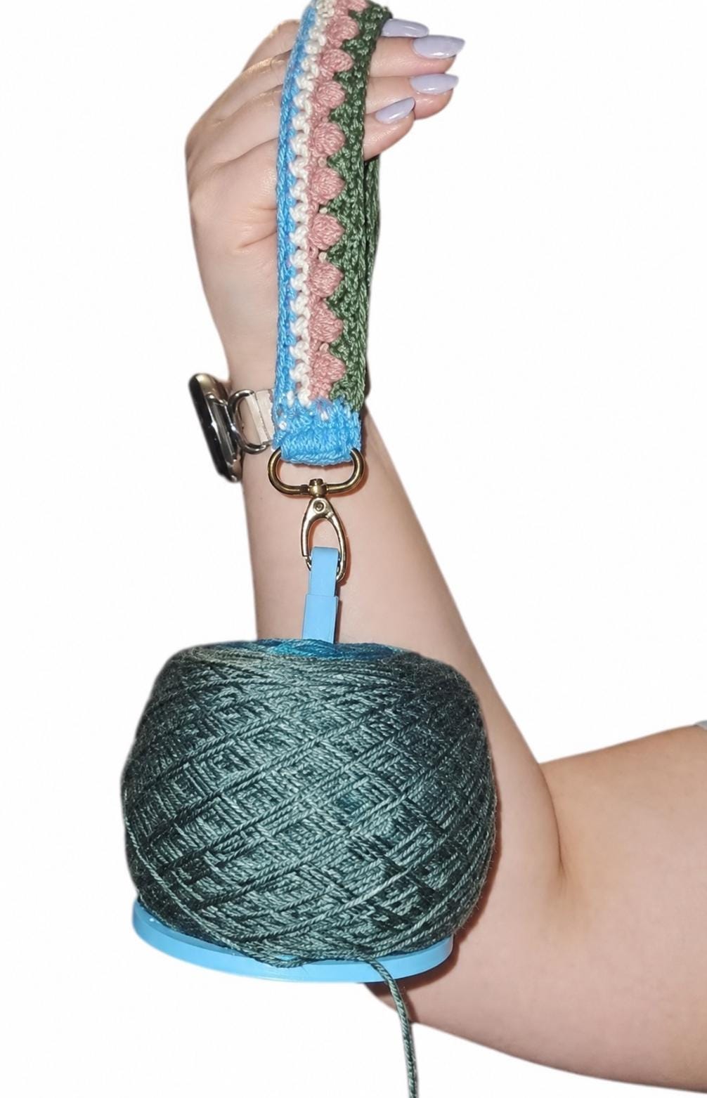 Portable Yarn Holder Spinner