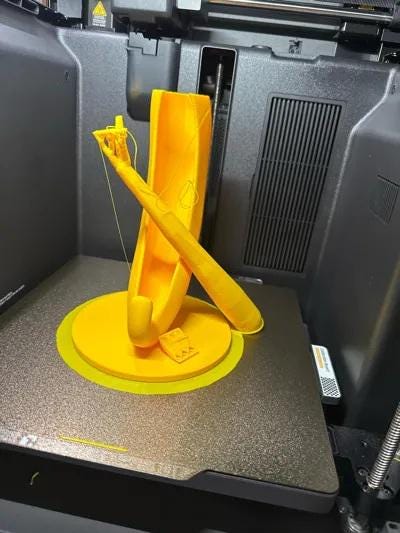Banana-Shaped Banana Stand - Countertop Hanger