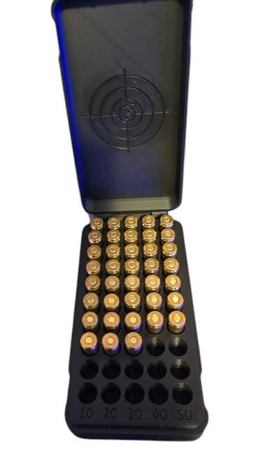 9mm Ammo Storage Box - 50 Rounds