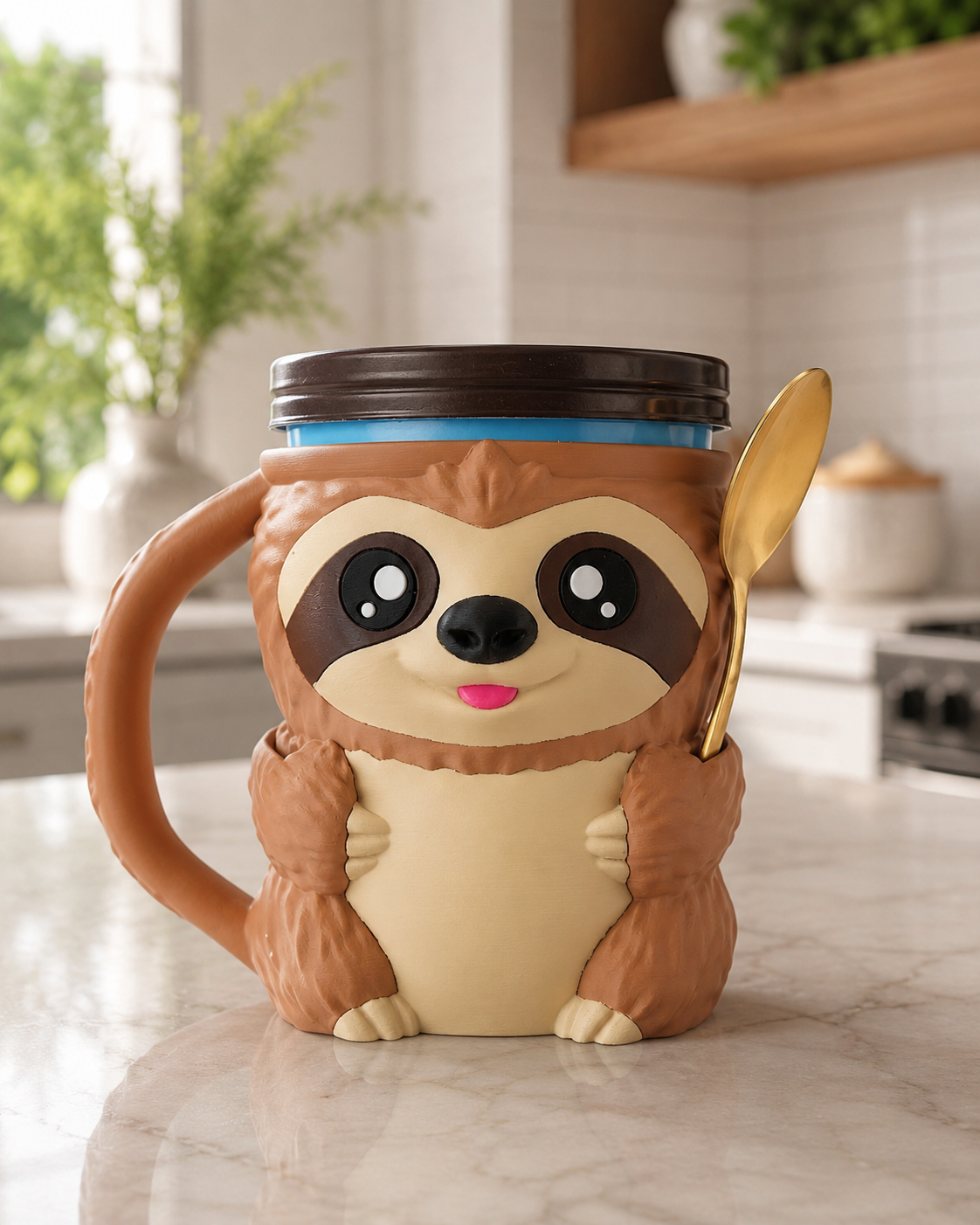 Sloth Ice Cream Pint Holder - The Perfect Gift for Ice Cream Lovers