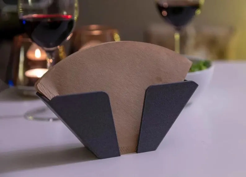 Coffee Filter Holder - Wall-Mounted Organizer