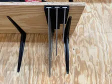 Construction Square Holder | Wall Rack for Three Carpenter Squares