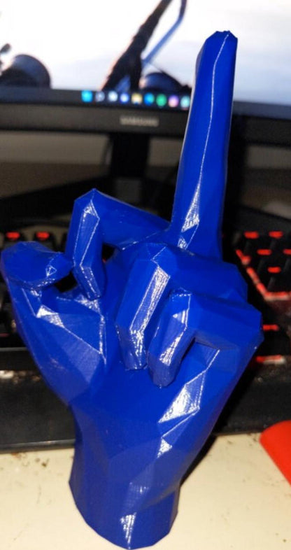 Middle Finger Statue | Rude Geometric Middle Finger