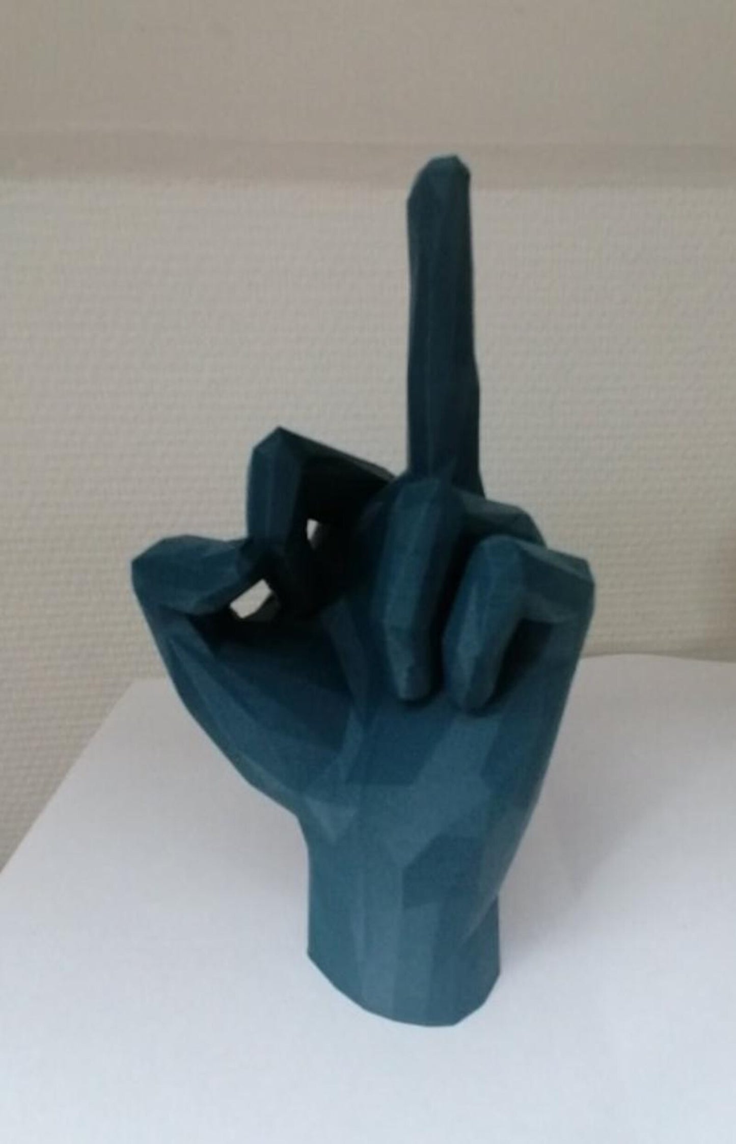 Middle Finger Statue | Rude Geometric Middle Finger