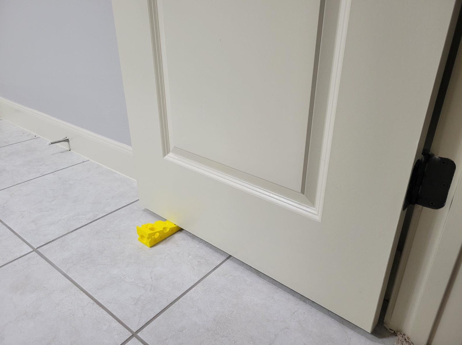 Cheese Wedge Door Stop | Plastic Door Wedge