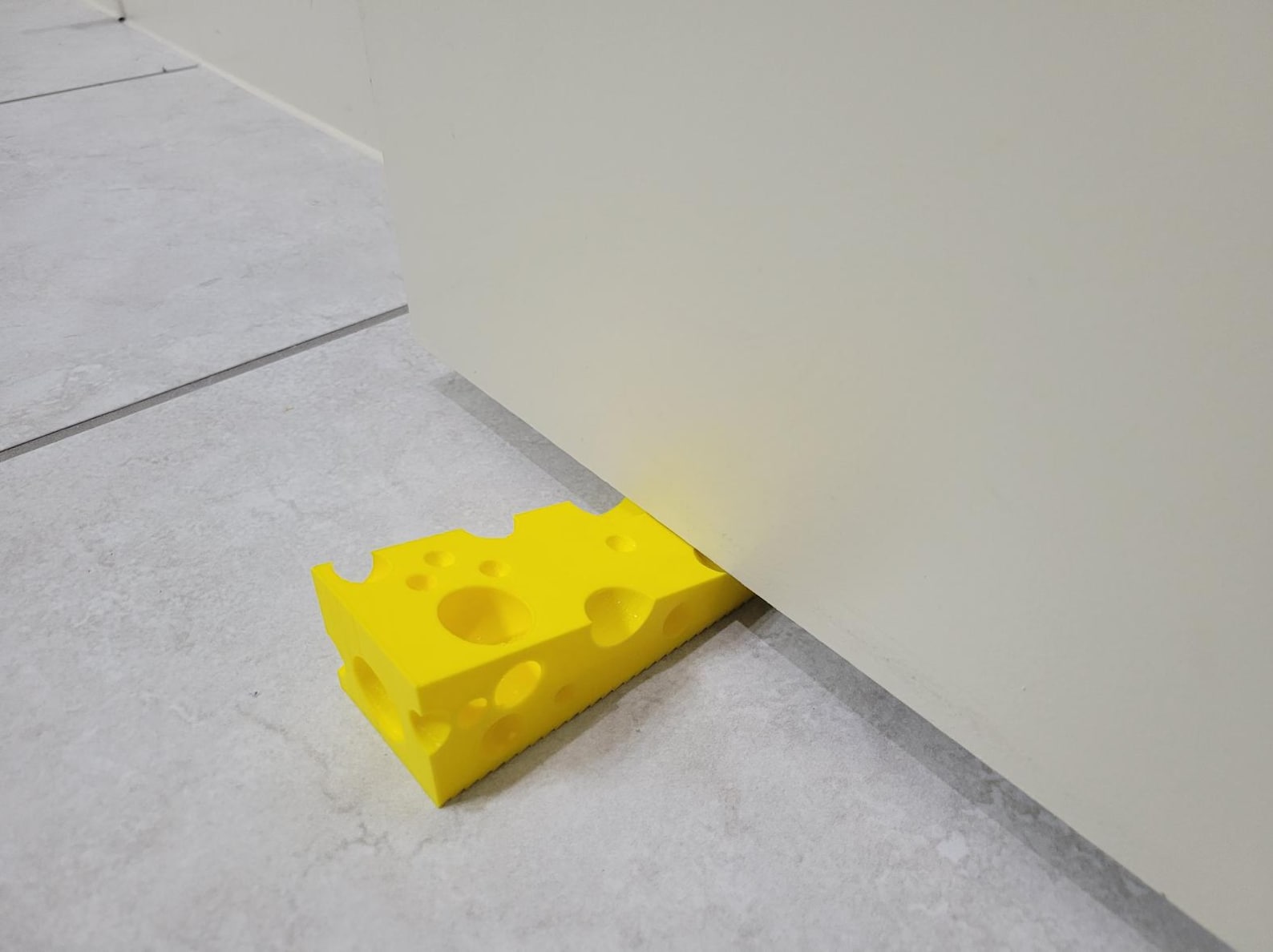 Cheese Wedge Door Stop | Plastic Door Wedge